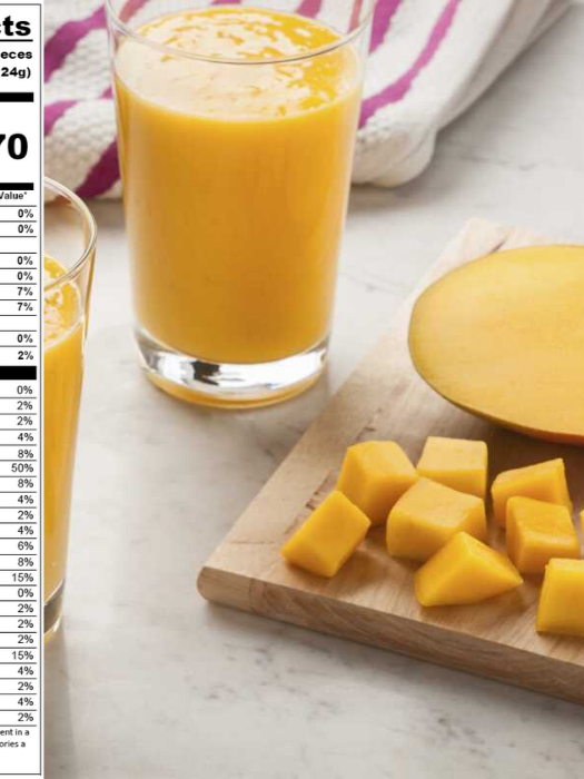 nutrition-facts-panel-mango Mango Nutrition Facts Panel