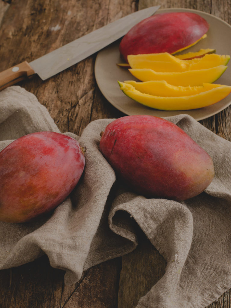 Mango on the table